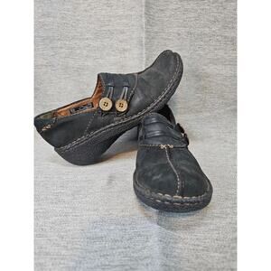 Clarks Artisan Unstructured Leather Slip On Loafer Shoes 82708 US 8.5